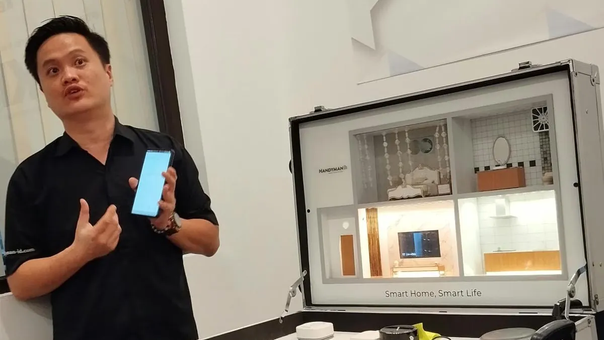 Simulasi teknologi Smart Home Handyman di Semarang. (IDN Times/Dhana Kencana) Jateng